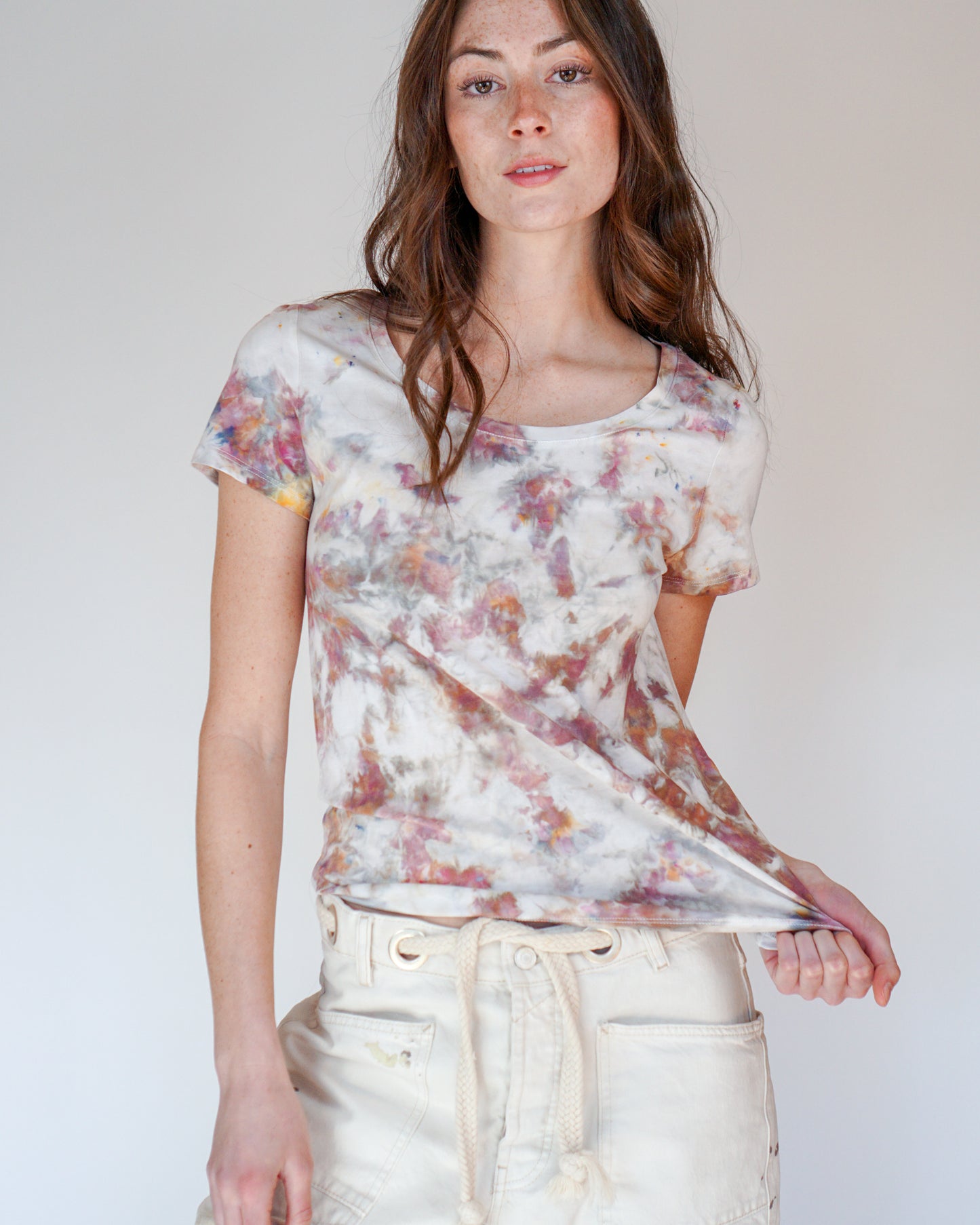 Desert Bloom Scoop Neck Tee