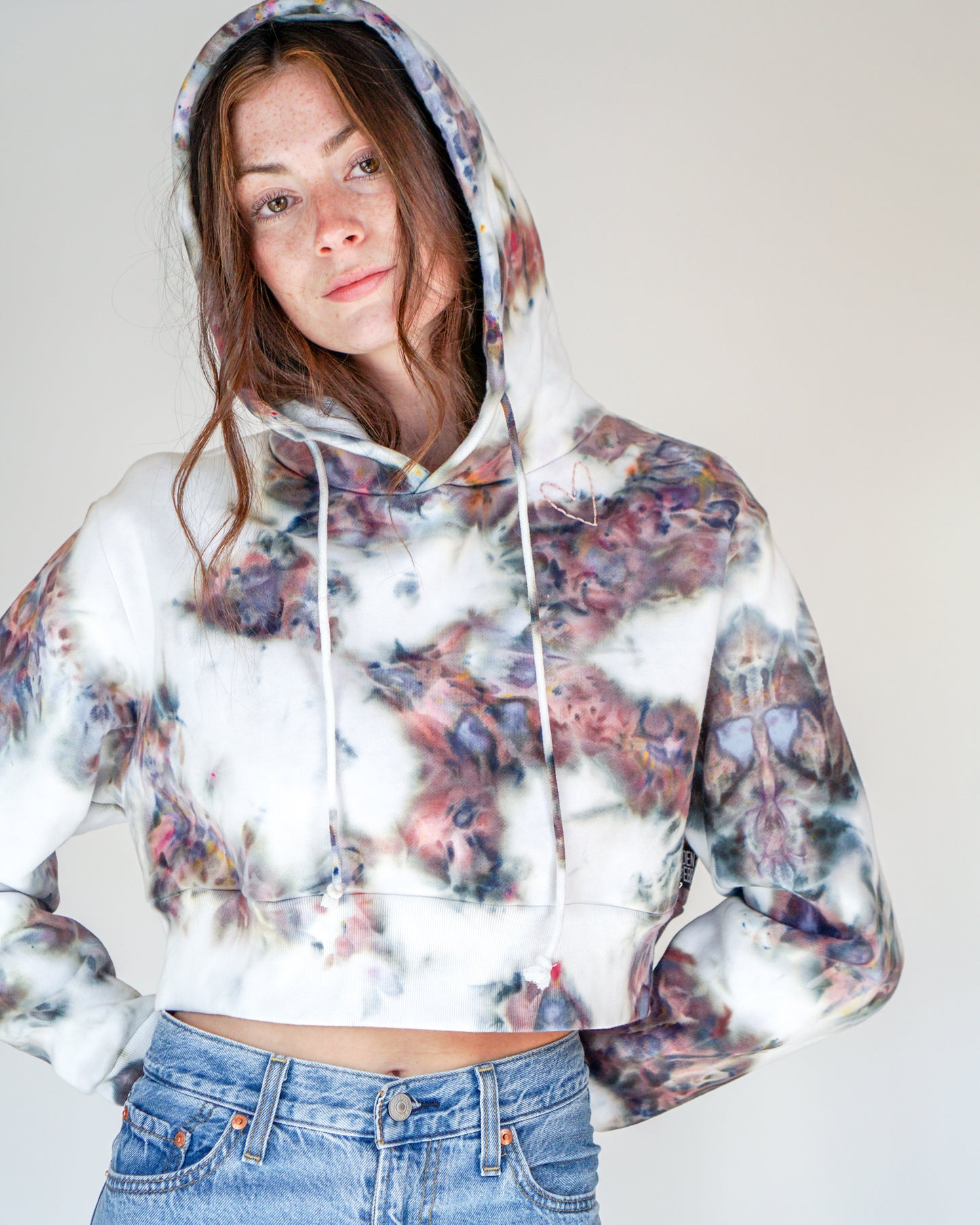 Stormy Cropped Hoodie